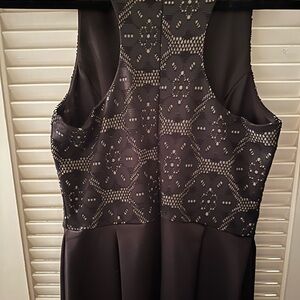 Miami Black Lace Backless Dress